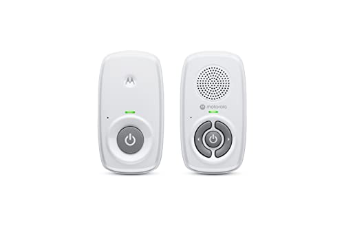 Motorola Nursery AM21/MBP21 Moniteur audio pour bébé - Moniteur numérique avec technologie DECT pour surveillance audio - Portée de 300 m - Microphone haute sensibilité - Blanc