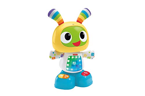 Fisher-Price Bebo le Robot Interactif Jouet d'Éveil avec 3 Modes de Jeu, Musique et Danse, Apprentissage, Enregistrement, pour Bébé de 9 Mois et Plus, CGV44