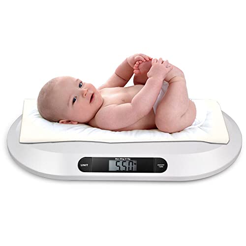 Pèse-bébé numérique pour animaux avec écran LCD, trois unités (kg/livres/pierres) pour peser des articles dans un rayon de 20 kg