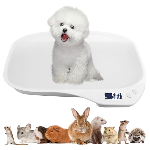 Balance Pour Animaux, 15 Kg (± 1 G) Balance Numérique Pour Animaux, Pèse-Personne Numérique, Mini Balance Numériques, Balance Pour Chat, Balance Pour Chien, Pour Chaton, Chiot, Hamster