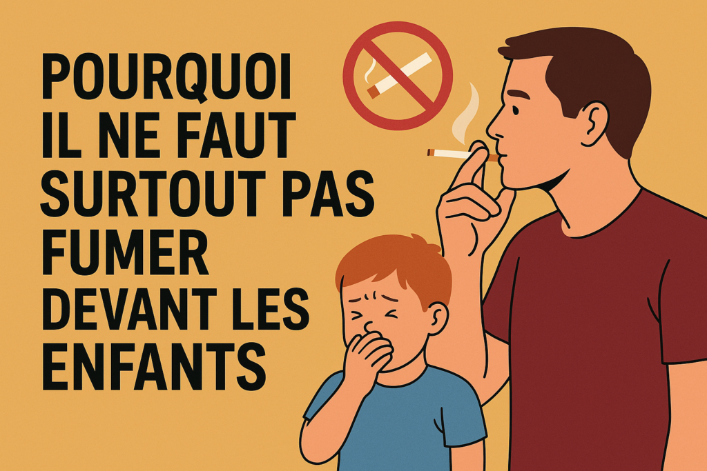 Pourquoi il ne faut surtout pas fumer devant les enfants