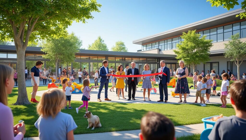 découvrez l'inauguration de la nouvelle crèche à l'école primaire henry hudson, située dans le quartier kitsilano, grâce à une collaboration entre la ville et la province. un lieu dédié au bien-être et à l'éducation des jeunes enfants.