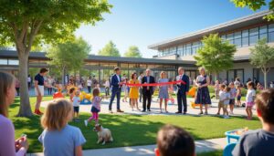 découvrez l'inauguration de la nouvelle crèche à l'école primaire henry hudson, située dans le quartier kitsilano, grâce à une collaboration entre la ville et la province. un lieu dédié au bien-être et à l'éducation des jeunes enfants.