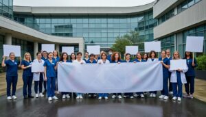 grève au chu de bordeaux : les sages-femmes et auxiliaires de puériculture se mobilisent pour obtenir de meilleures conditions de travail et un soutien accru.