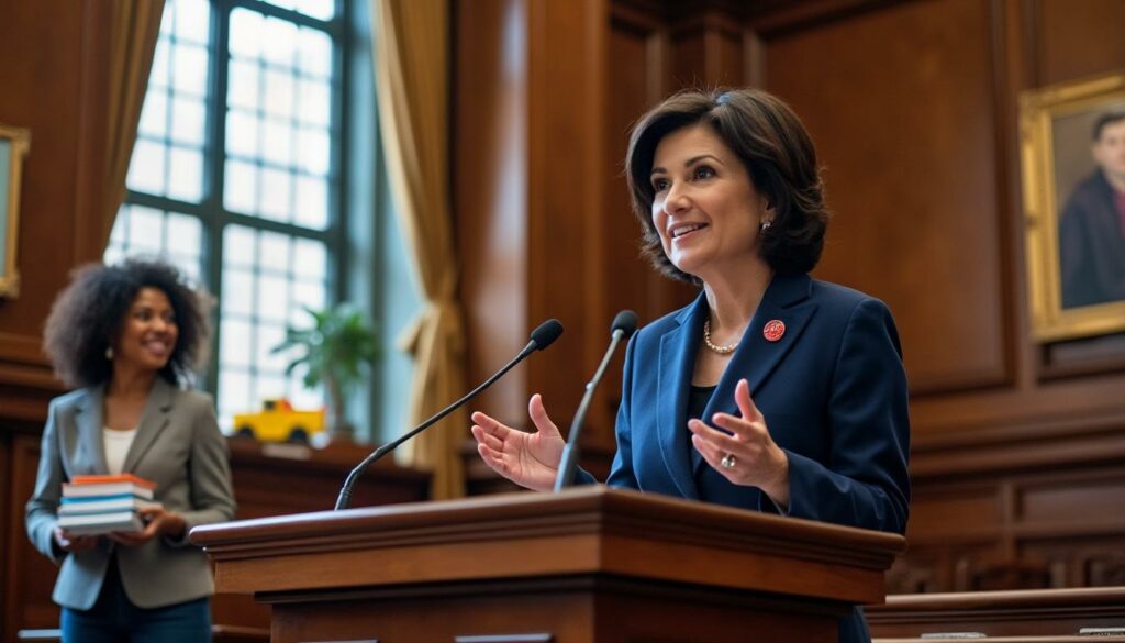 lors de son discours d'état, hochul met la garde d'enfants au centre de ses priorités, suscitant l'optimisme d'un défenseur local qui entrevoit un avenir prometteur pour ce secteur essentiel.