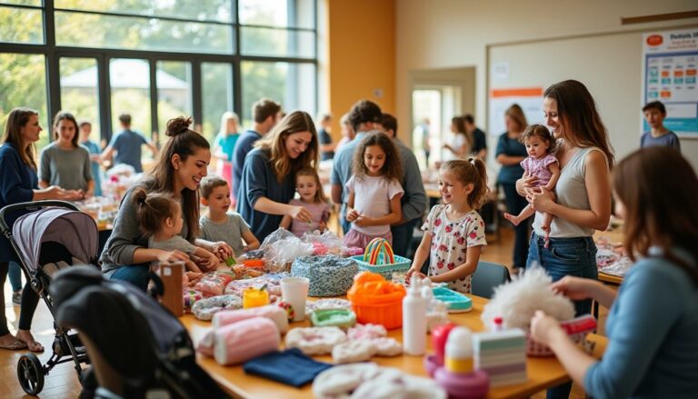 solidarité meucon organise une bourse exceptionnelle de puériculture au triskell les 6, 7 et 8 mars. une occasion unique pour trouver tout le nécessaire pour bébé à petits prix.