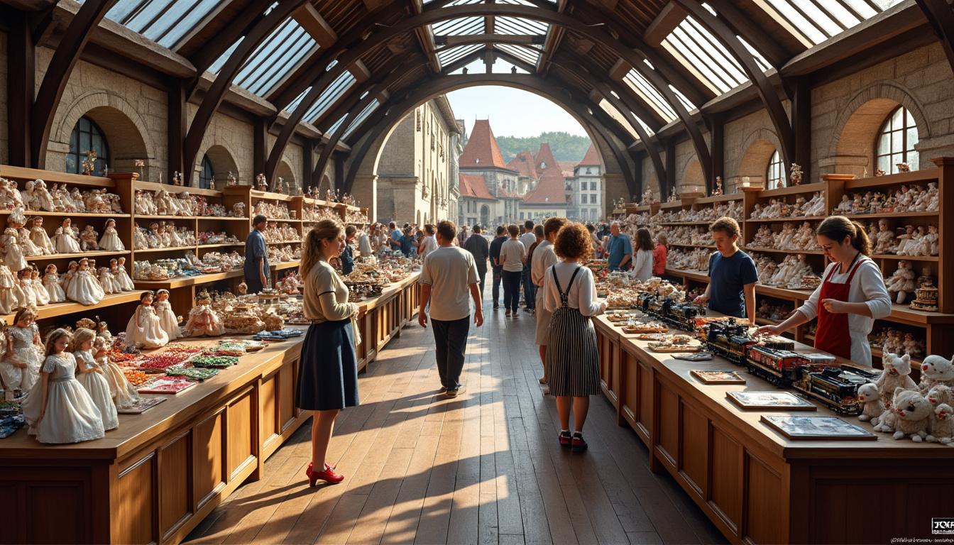 découvrez la vaste bourse aux jouets qui s’installe sous la halle de villefranche-de-rouergue, un événement incontournable pour tous les amateurs de jeux et jouets.