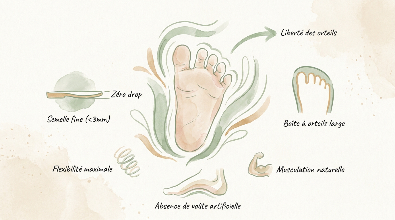Anatomie du pied de l'enfant et bienfaits des chaussures souples
