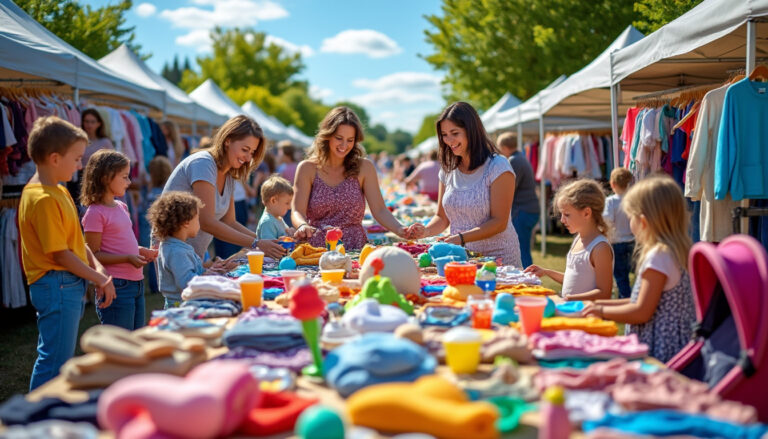 ne manquez pas le grand rendez-vous à pibrac pour la bourse aux vêtements, jouets et articles de puériculture. une occasion idéale pour faire de bonnes affaires en famille !