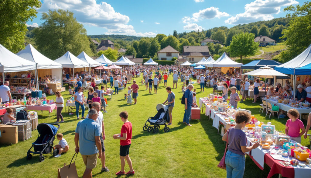 ne manquez pas le grand vide-greniers et la braderie de puériculture prochainement organisés près de combourg, une occasion idéale pour dénicher des articles pour enfants à petits prix.